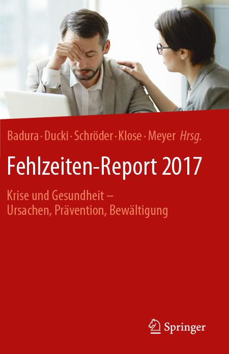 Cover der WIdO-Publikation Fehlzeiten-Report 2017
