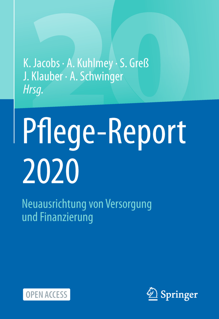 Cover der WIdO-Publikation Pflege-Report 20